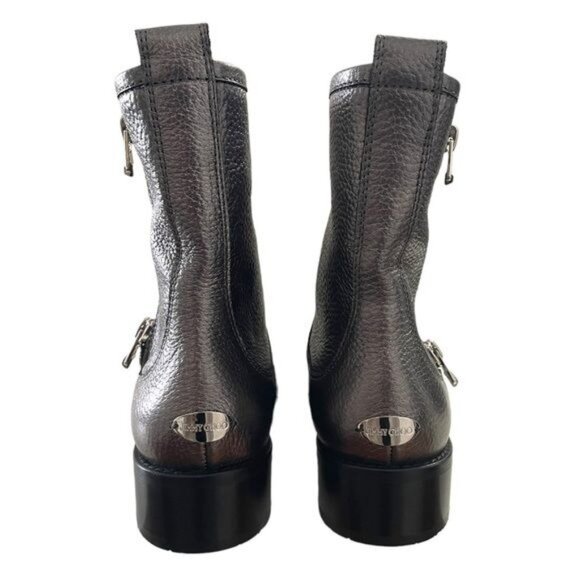 Jimmy Choo Leather Motorcycle Boots - Picture 4 of 10